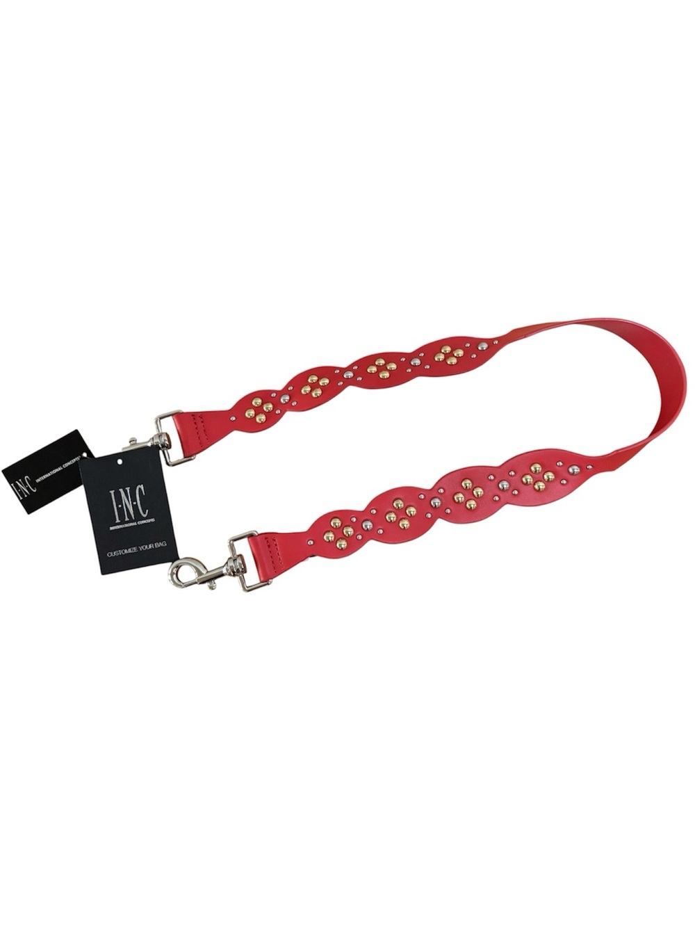 NWT Red Studded Purse Strap, by INC International Concepts, From Macy’s